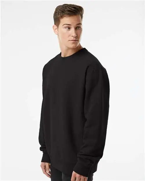 Independent Trading Co. Ind5000c Legend - Premium Heavyweight Cross-grain Crewneck Sweatshirt - Black