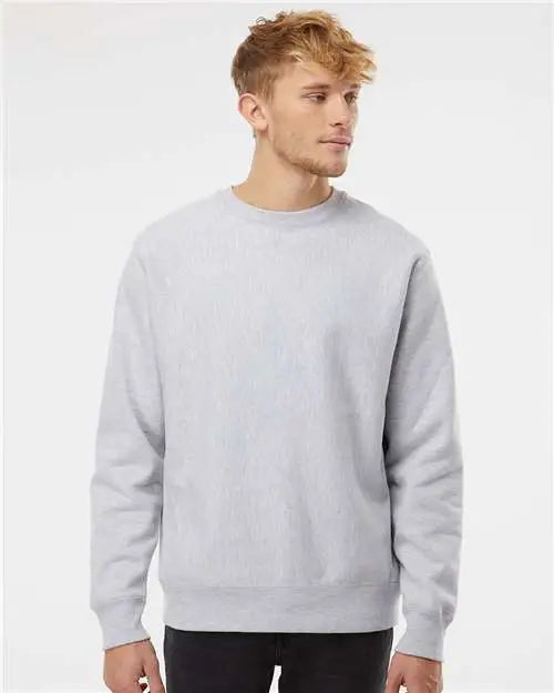 Independent Trading Co. Ind5000c Legend - Premium Heavyweight Cross-grain Crewneck Sweatshirt - Grey Heather