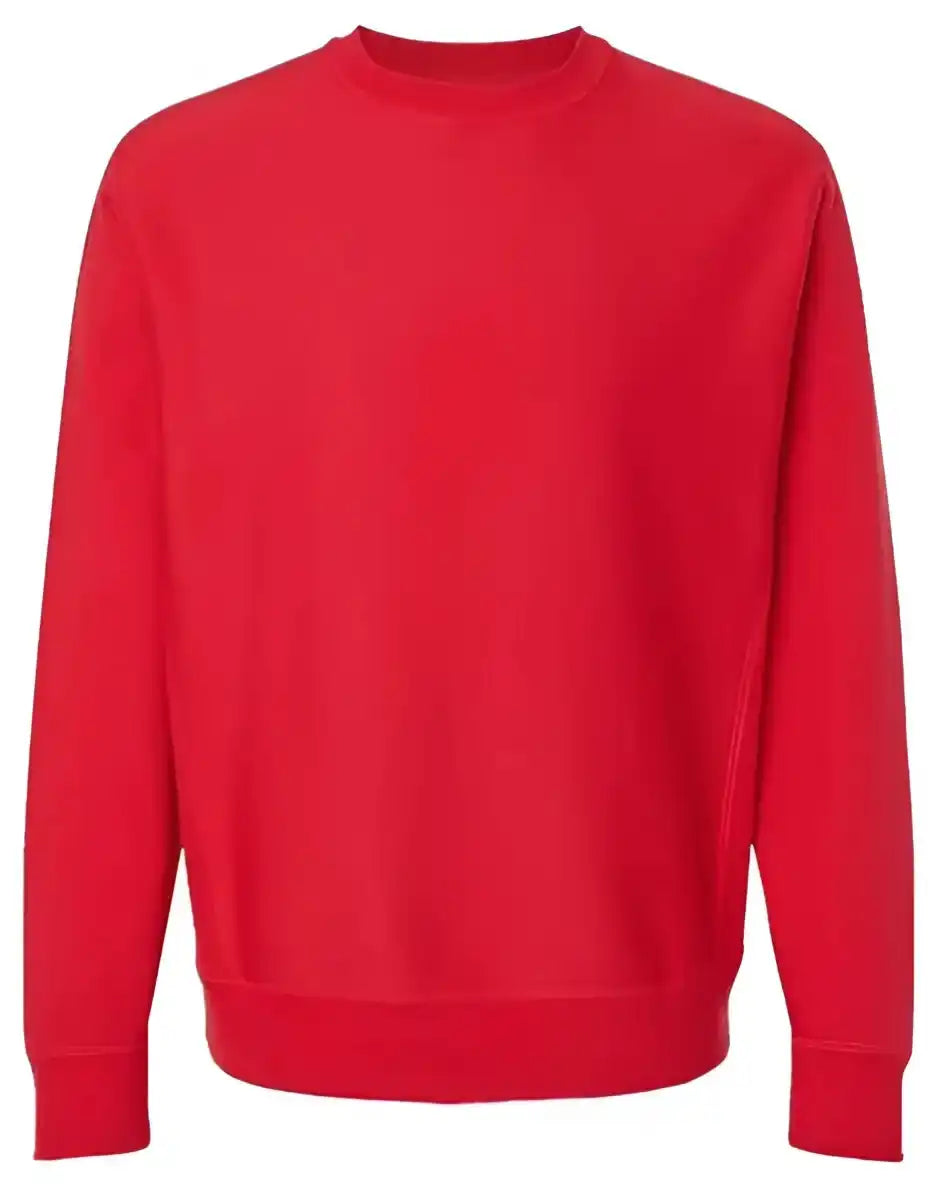 Independent Trading co Ind5000c Legend Premium Heavyweight Cross Grain Crewneck Sweatshirt Red