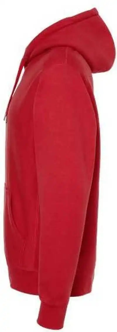 Independent Trading co Ind5000p Legend Premium Heavyweight Cross Grain Hooded Sweatshirt Red