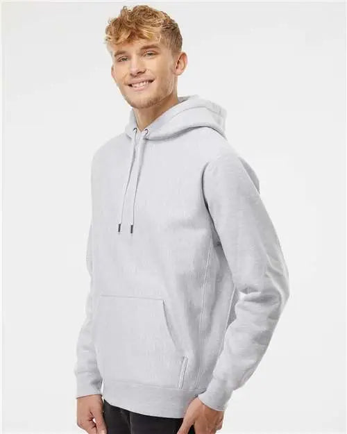 Independent Trading Co. Ind5000p Legend - Premium Heavyweight Cross-grain Hooded Sweatshirt - Grey Heather