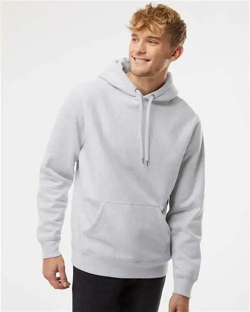 Independent Trading Co. Ind5000p Legend - Premium Heavyweight Cross-grain Hooded Sweatshirt - Grey Heather