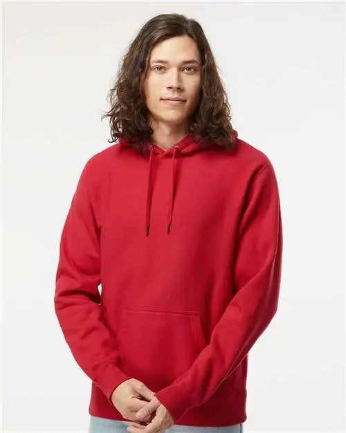 Independent Trading Co. Ind5000p Legend - Premium Heavyweight Cross-grain Hooded Sweatshirt - Red