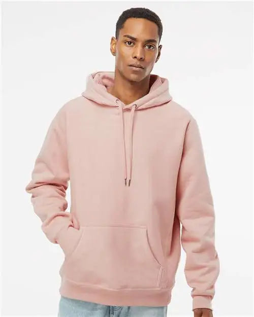 Independent Trading Co. Ind5000p Legend - Premium Heavyweight Cross-grain Hooded Sweatshirt - Dusty Pink