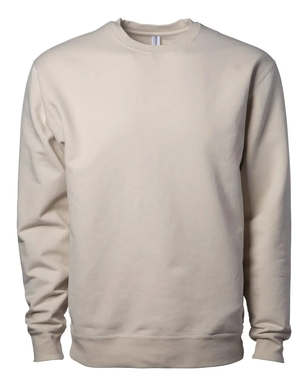 Independent Trading Co. Indluxcrew Lux Heavyweight Modal Crewneck Sweatshirt - Ivory - Adult Xs