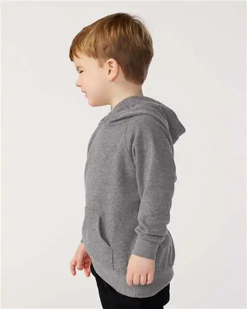Independent Trading Co. Prm10tsb Toddler Special Blend Hooded Raglan Sweatshirt - Nickel