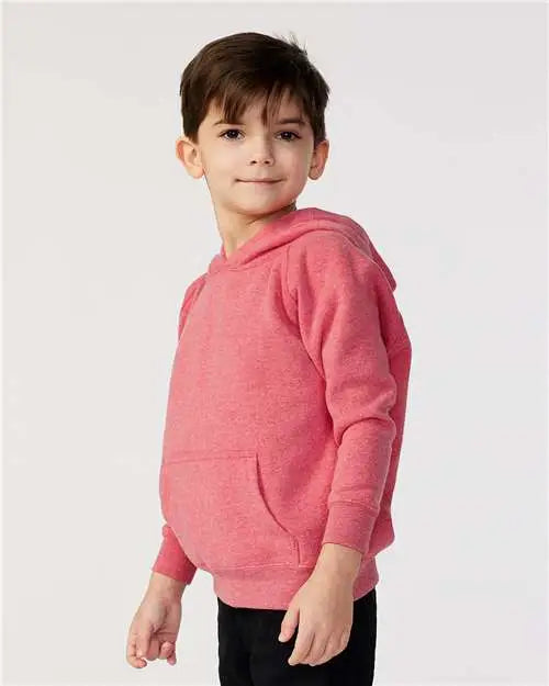 Independent Trading Co. Prm10tsb Toddler Special Blend Hooded Raglan Sweatshirt - Pomegranate