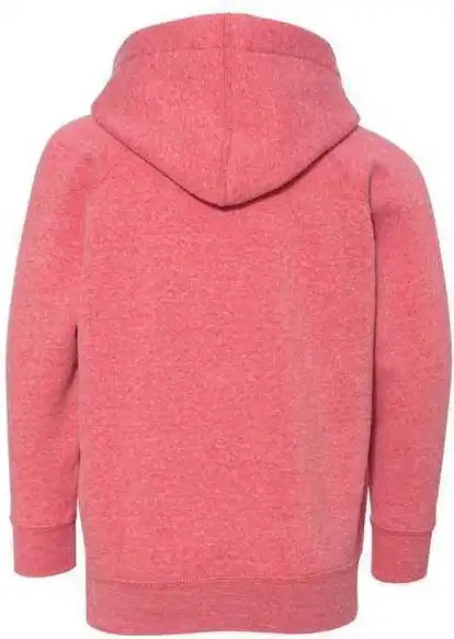 Independent Trading co Prm10tsb Toddler Special Blend Raglan Hooded Sweatshirt Pomegranate