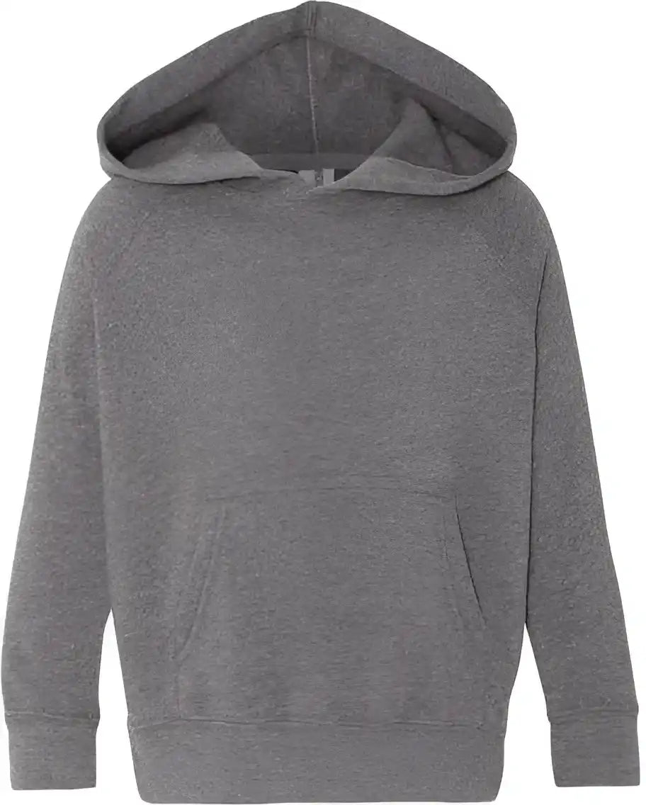 Independent Trading co Prm10tsb Toddler Special Blend Raglan Hooded Sweatshirt - Nickel