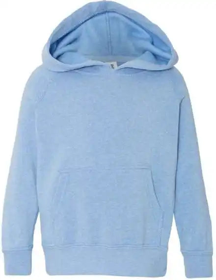 Independent Trading co Prm10tsb Toddler Special Blend Raglan Hooded Sweatshirt Pacific