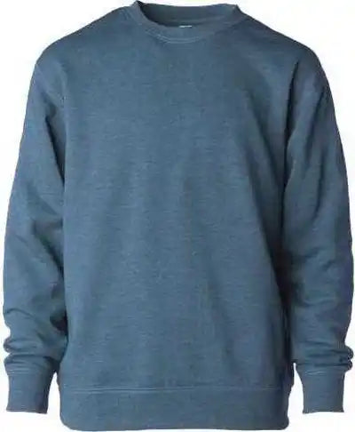 Independent Trading co Prm10tsbc Toddler Lightweight Special Blend Crewneck Sweatshirt - Storm Blue Heather
