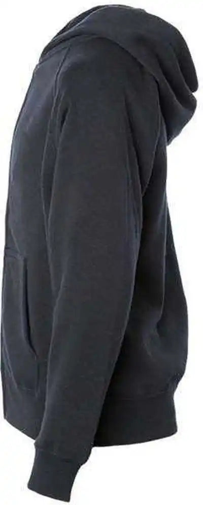 Independent Trading co Prm10tsbz Toddler Lightweight Special Blend Raglan Zip Hood - Black