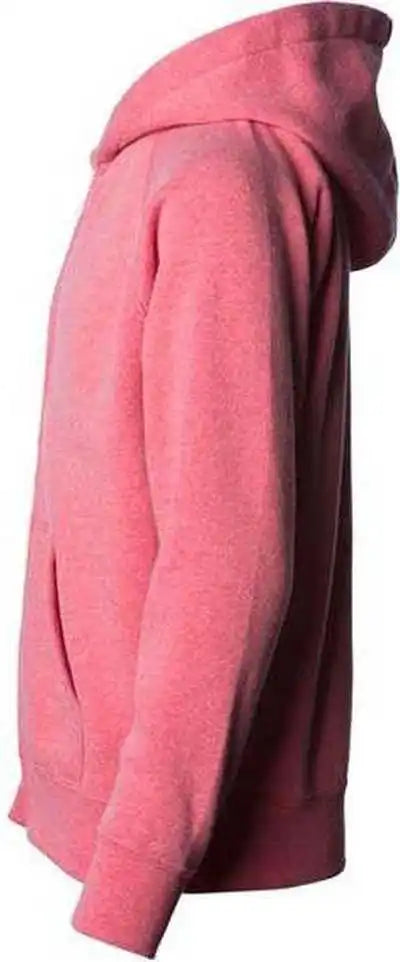Independent Trading Co. Prm10tsbz Toddler Lightweight Special Blend Raglan Zip Hood - Pomegranate