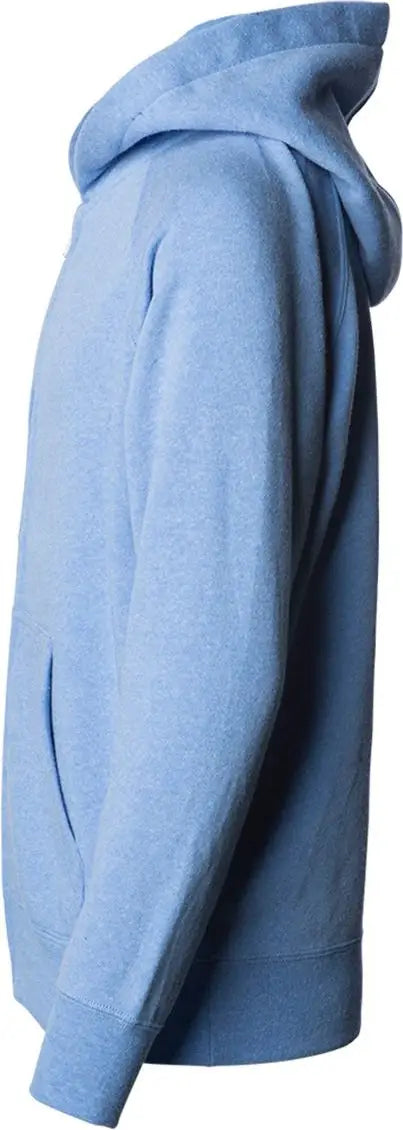 Independent Trading Co. Prm10tsbz Toddler Lightweight Special Blend Raglan Zip Hood - Pacific - Blue / 2t