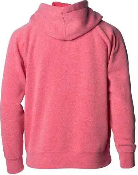 Independent Trading Co. Prm10tsbz Toddler Lightweight Special Blend Raglan Zip Hood - Pomegranate