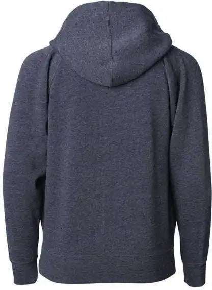 Independent Trading co Prm10tsbz Toddler Lightweight Special Blend Raglan Zip Hood - Midnight