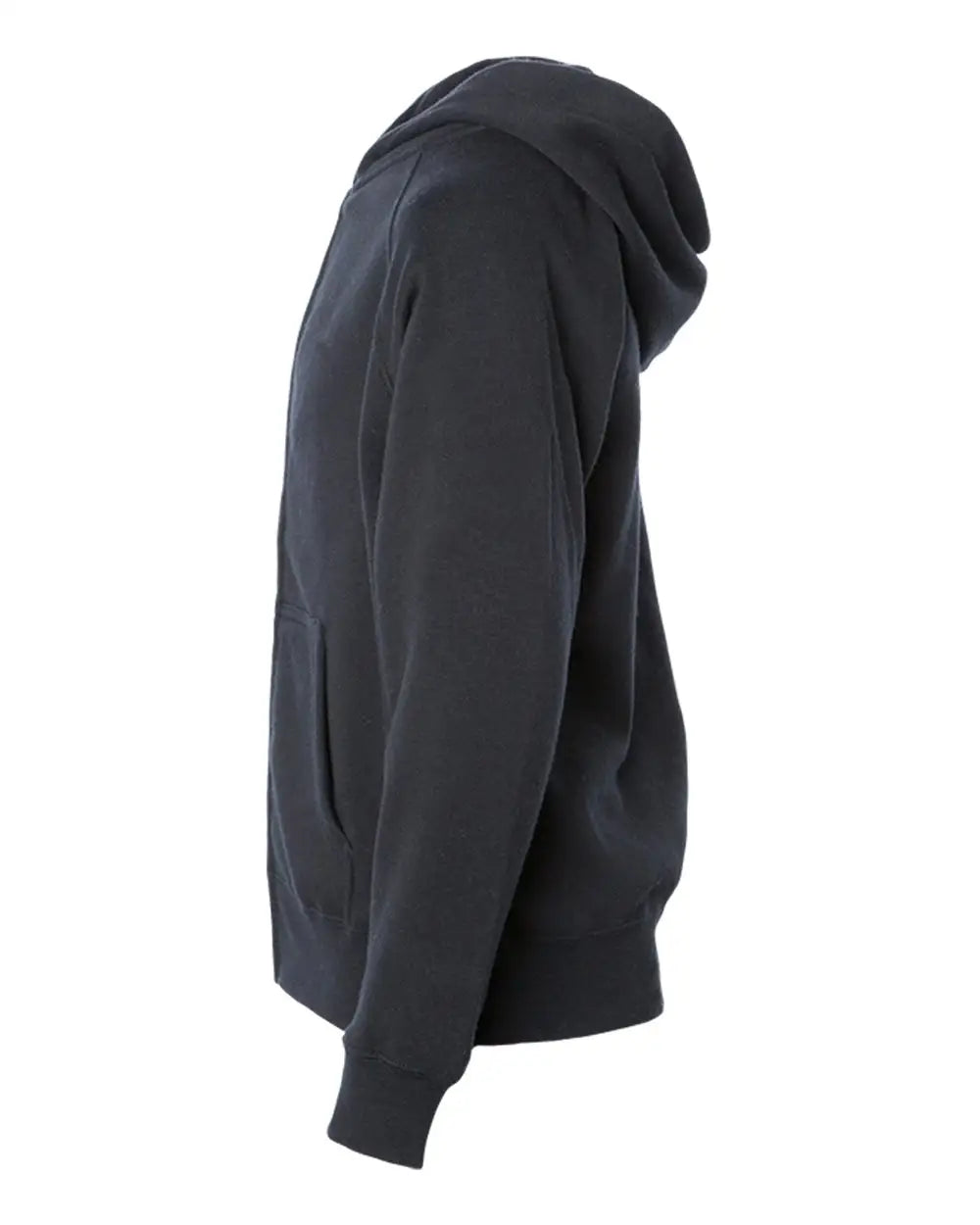 Independent Trading Co. Prm10tsbz Toddler Lightweight Special Blend Raglan Zip Hood - Black - 2t