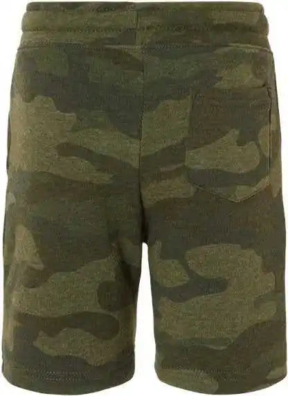 Independent Trading co Prm11srt Toddler Lightweight Special Blend Sweatshorts - Forest Camo Heather