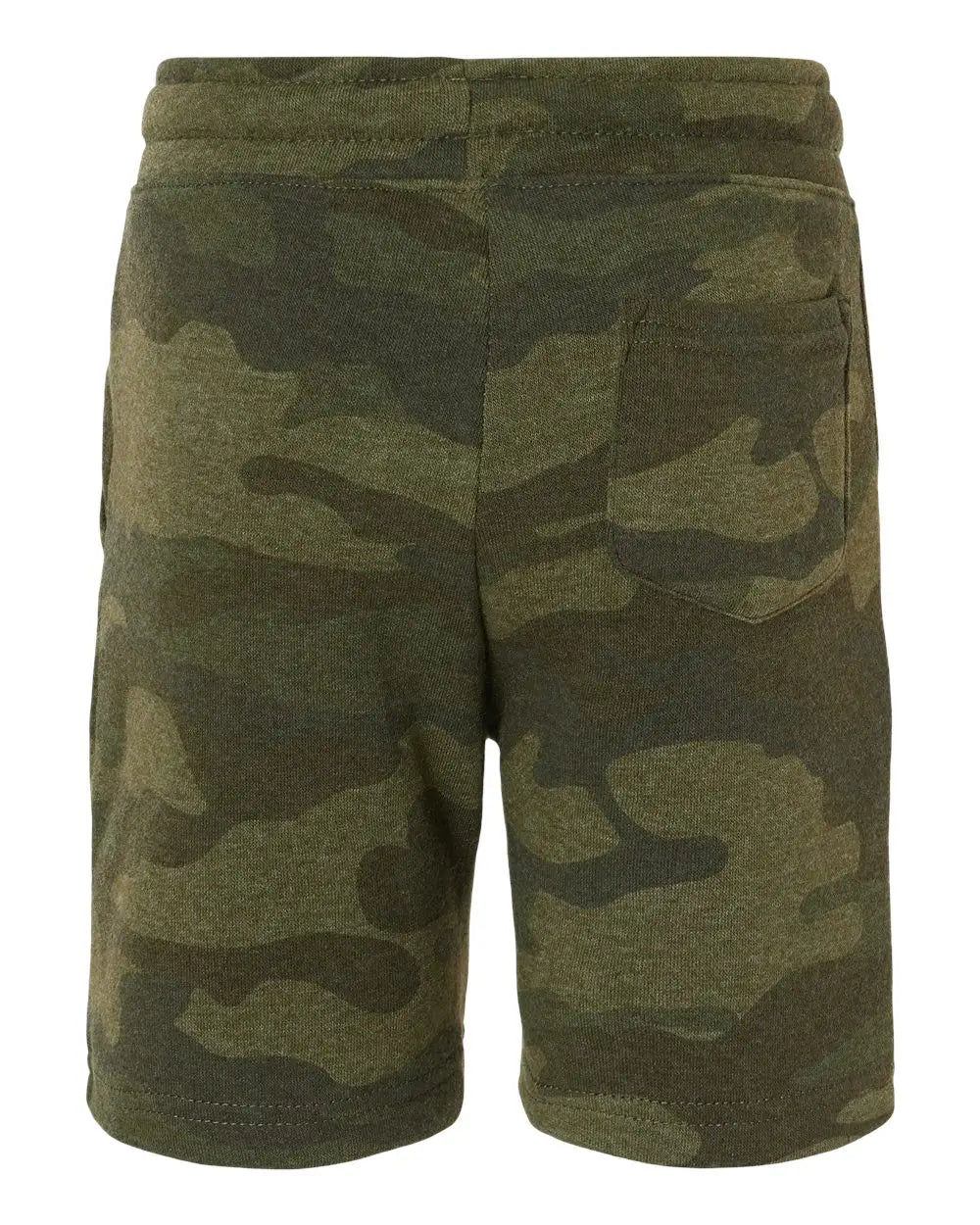 Independent Trading Co. Prm11srt Toddler Lightweight Special Blend Fleece Shorts - Forest Camo Heather - 5/6t