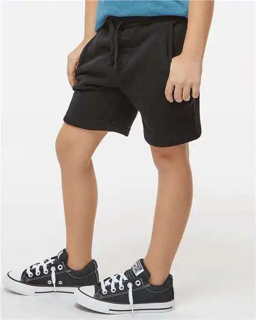 Independent Trading co Prm11srt Toddler Lightweight Special Blend Sweatshorts Black