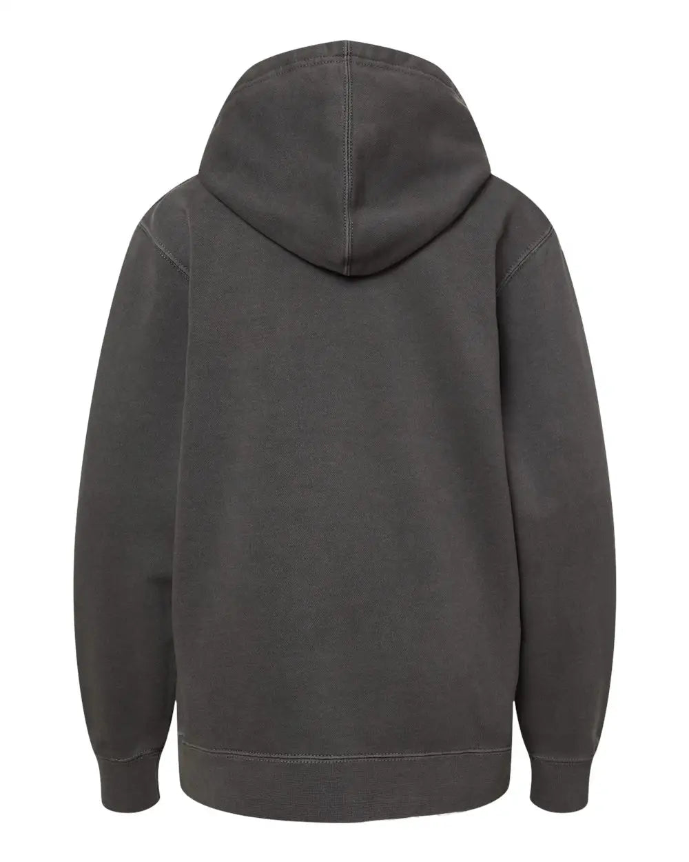 Independent Trading Co. Prm1500y Youth Midweight Pigment-dyed Hooded Sweatshirt - Pigment Black - Xs