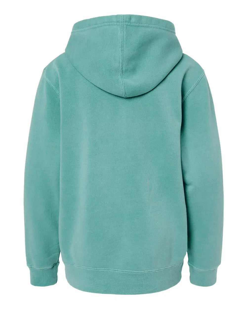 Independent Trading Co. Prm1500y Youth Midweight Pigment-dyed Hooded Sweatshirt - Pigment Mint - Xs