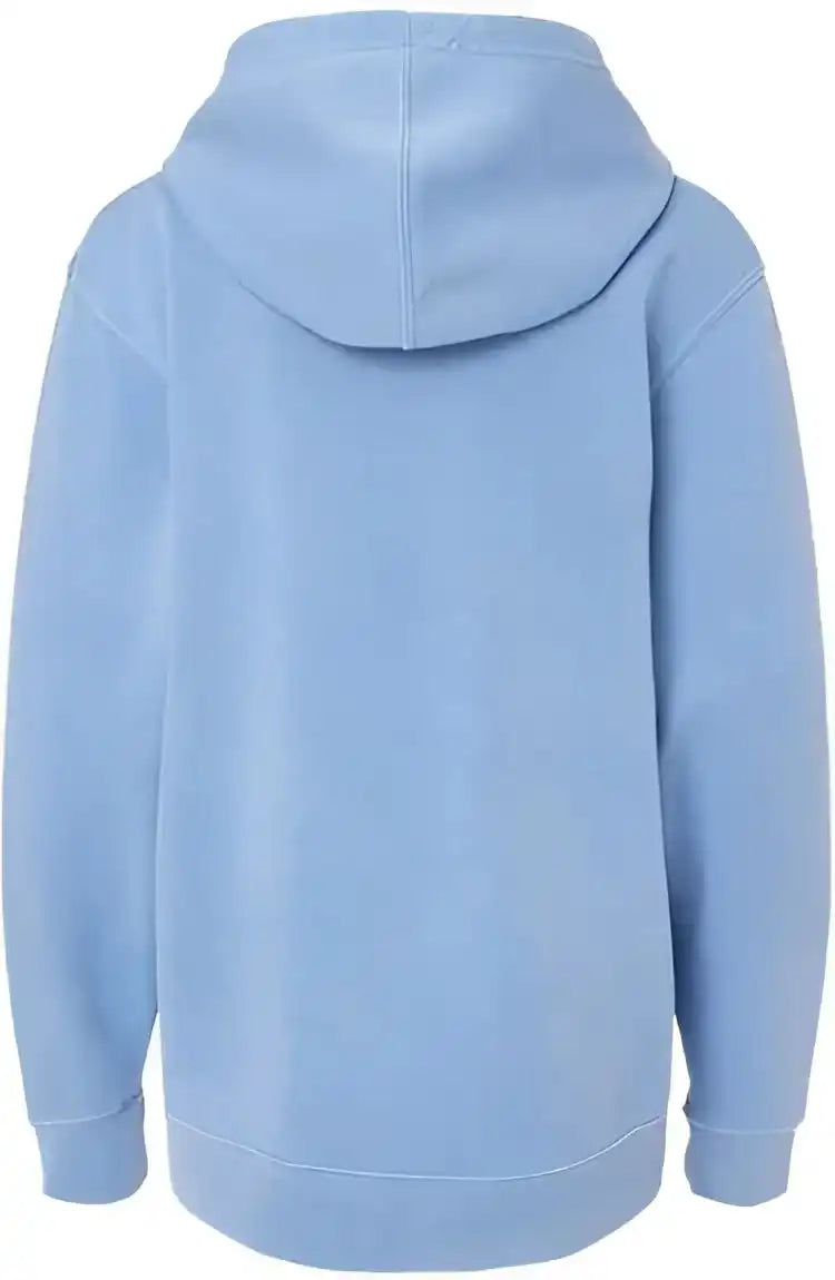 Independent Trading co Prm1500y Youth Midweight Pigment Dyed Hooded Sweatshirt Light Blue