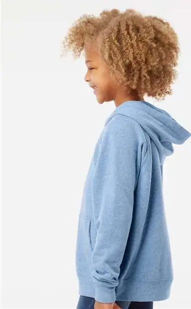 Independent Trading Co. Prm15ysb Youth Lightweight Special Blend Raglan Hooded Sweatshirt - Pacific