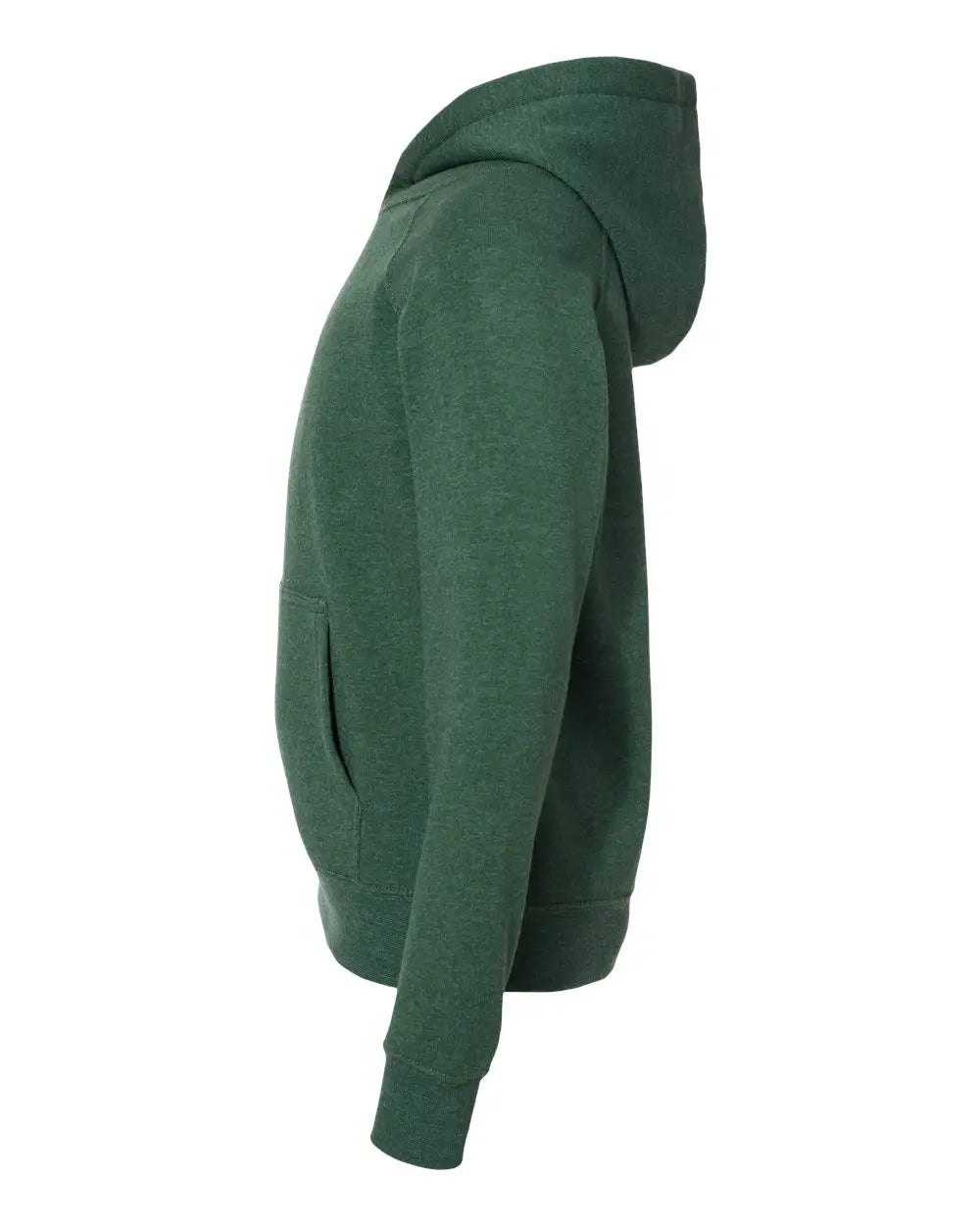 Independent Trading Co. Prm15ysb Youth Lightweight Special Blend Raglan Hooded Sweatshirt - Moss