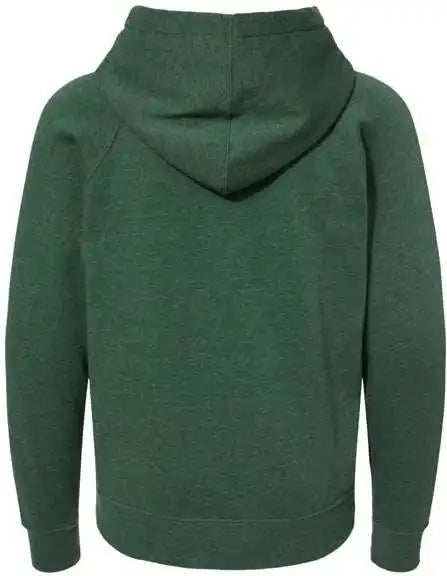 Independent Trading co Prm15ysb Youth Special Blend Raglan Hooded Sweatshirt - Moss