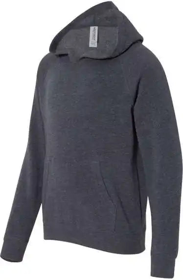 Independent Trading co Prm15ysb Youth Special Blend Raglan Hooded Sweatshirt - Midnight Navy