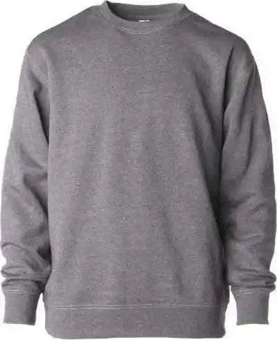 Independent Trading co Prm15ysbc Youth Lightweight Special Blend Crewneck Sweatshirt - Nickel