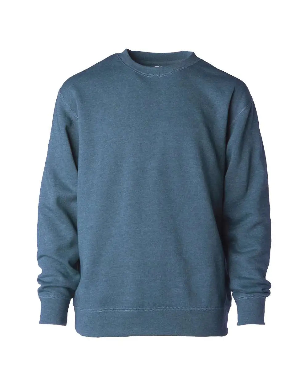 Independent Trading Co. Prm15ysbc Youth Lightweight Special Blend Crewneck Sweatshirt - Storm Blue Heather - Xs