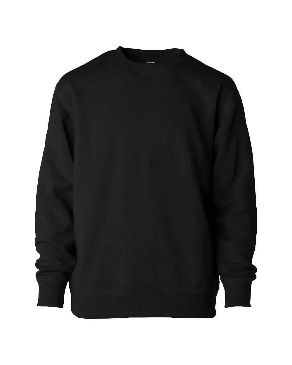 Independent Trading Co. Prm15ysbc Youth Lightweight Special Blend Crewneck Sweatshirt - Black - Xs
