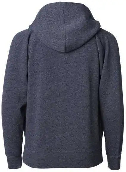 Independent Trading co Prm15ysbz Youth Lightweight Special Blend Raglan Zip Hood - Midnight