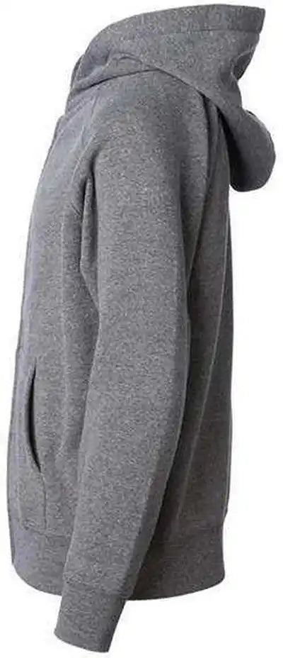 Independent Trading co Prm15ysbz Youth Lightweight Special Blend Raglan Zip Hood - Nickel