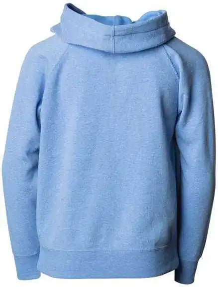 Independent Trading co Prm15ysbz Youth Lightweight Special Blend Raglan Zip Hood - Pacific