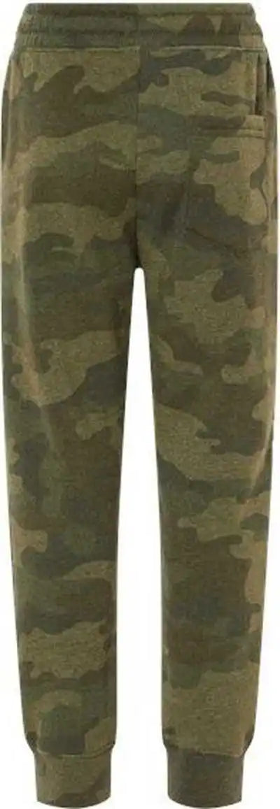 Independent Trading co Prm16pnt Youth Lightweight Special Blend Sweatpants - Forest Camo Heather