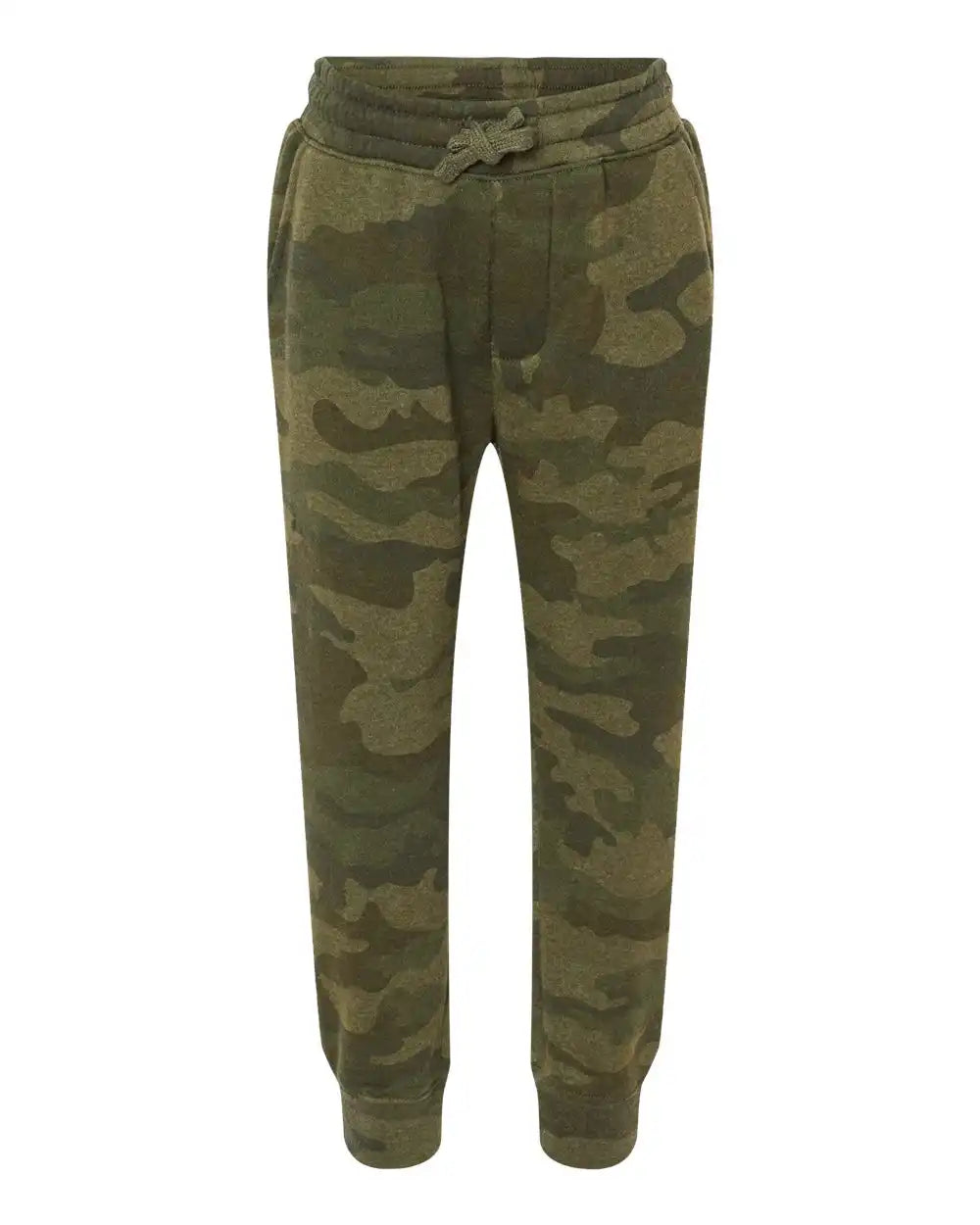 Independent Trading Co. Prm16pnt Youth Lightweight Special Blend Sweatpants - Forest Camo Heather - s