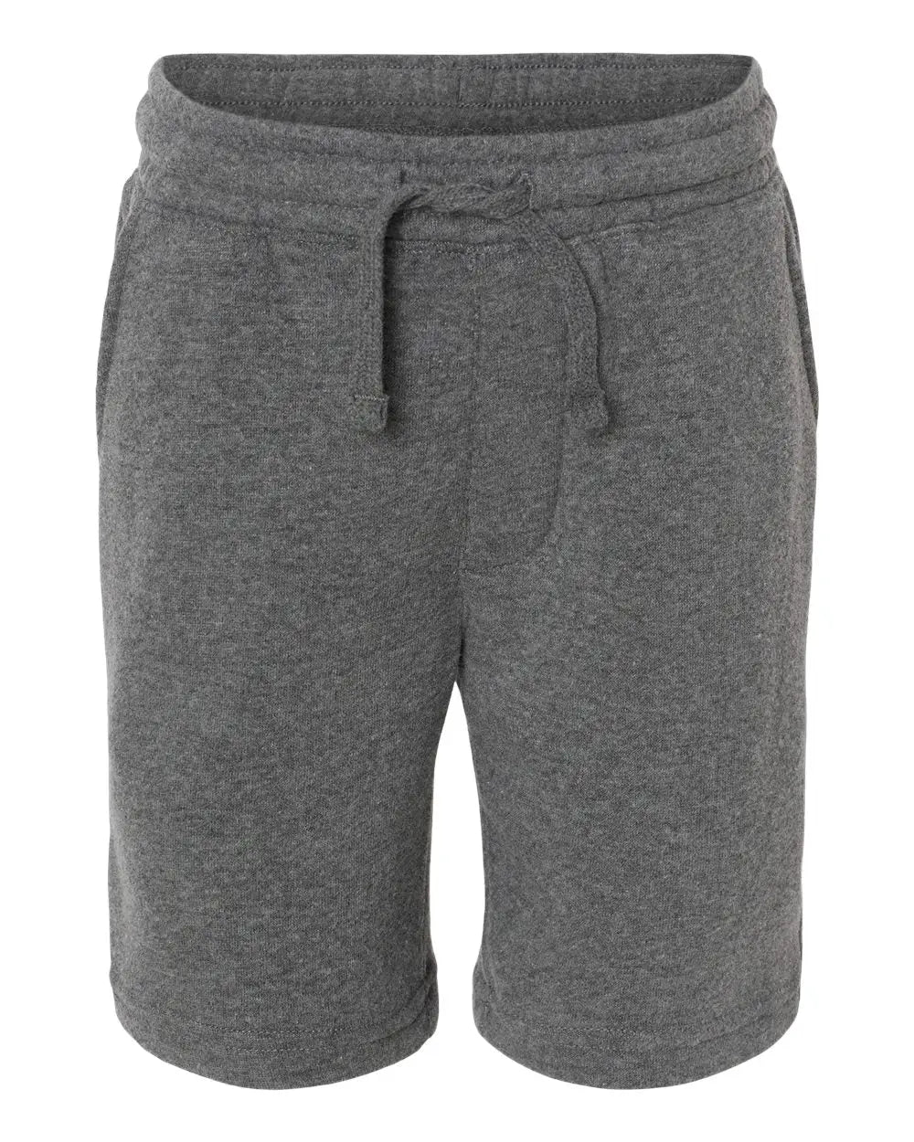 Independent Trading Co. Prm16srt Youth Lightweight Special Blend Fleece Shorts - Nickel - Dark Gray / s