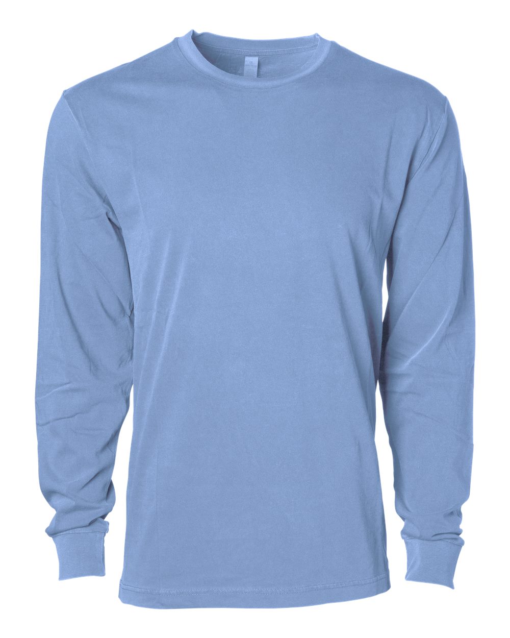 Independent Trading Co. Prm180lst Unisex Premium Long Sleeve T-shirt - Pigment Light Blue