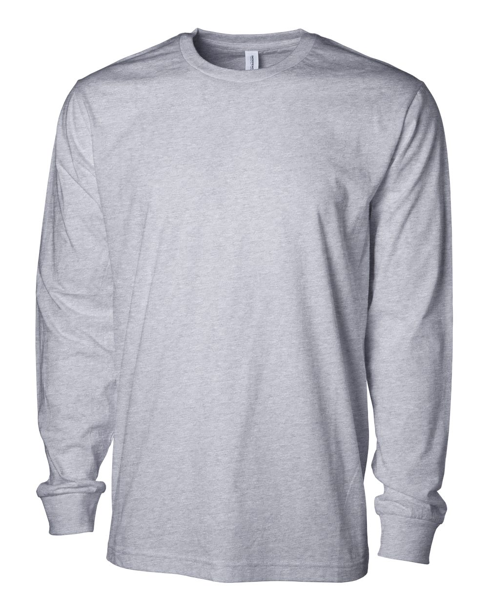 Independent Trading Co. Prm180lst Unisex Premium Long Sleeve T-shirt - Grey Heather
