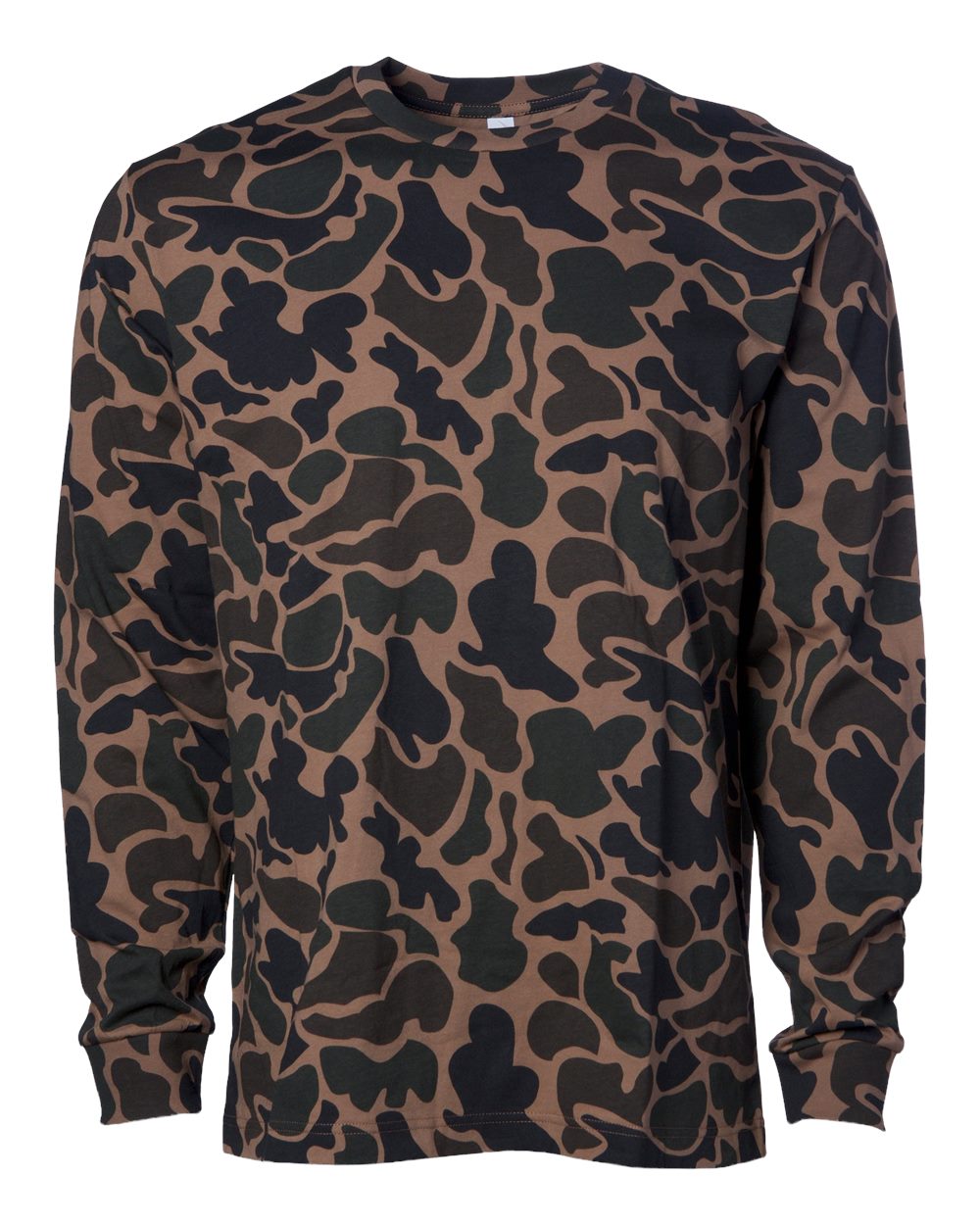 Independent Trading Co. Prm180lst Unisex Premium Long Sleeve T-shirt - Duck Camo