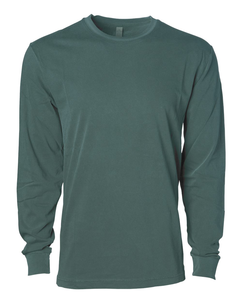 Independent Trading Co. Prm180lst Unisex Premium Long Sleeve T-shirt - Pigment Alpine Green