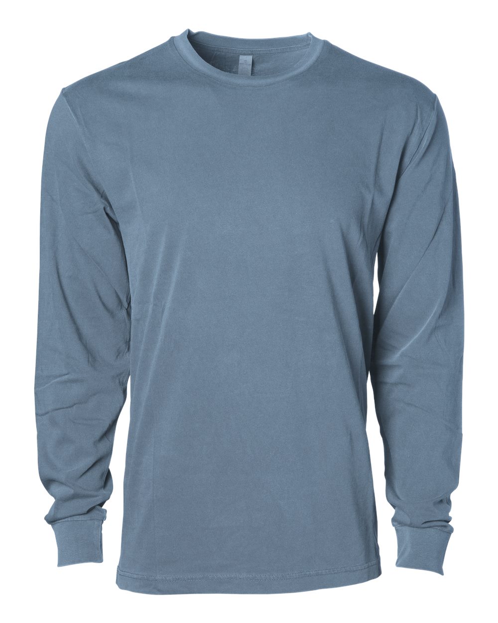 Independent Trading Co. Prm180lst Unisex Premium Long Sleeve T-shirt - Pigment Slate Blue