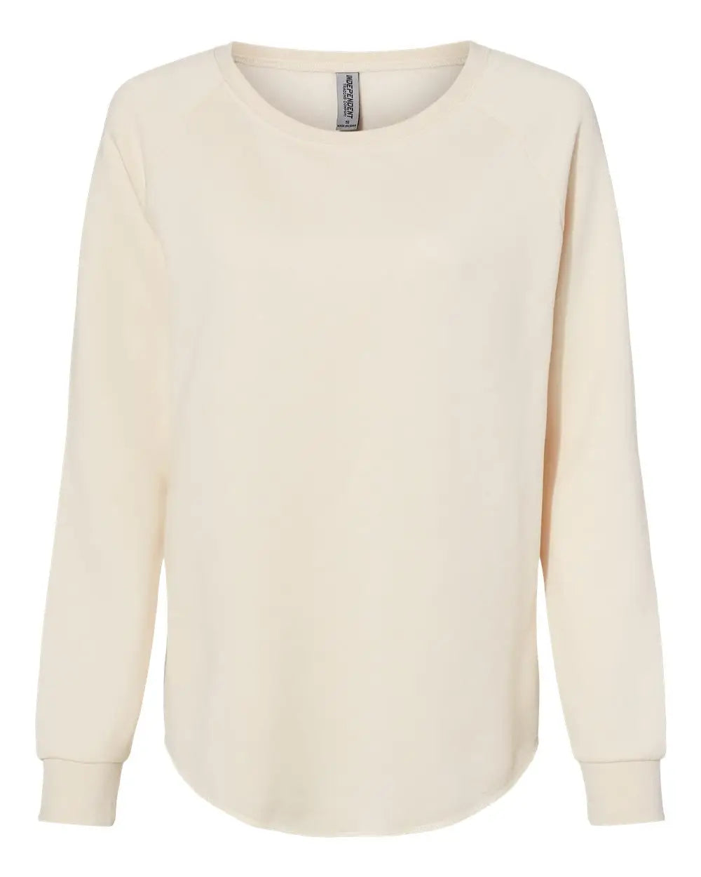 Independent Trading Co. Prm2000 Women’s California Wave Wash Crewneck Sweatshirt - Bone - Ivory / Xs