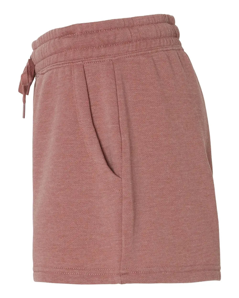 Independent Trading Co. Prm20srt Women’s Lightweight California Wave Wash Fleece Shorts - Dusty Rose