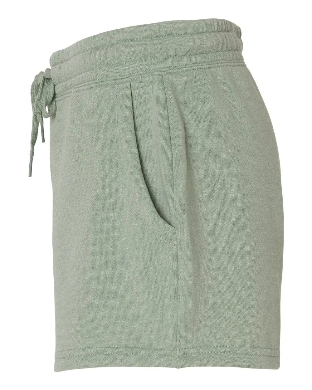 Independent Trading Co. Prm20srt Women’s Lightweight California Wave Wash Fleece Shorts - Sage