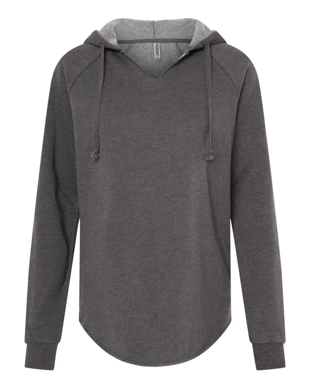 Independent Trading Co. Prm2500 Women’s Lightweight California Wave Wash Hooded Sweatshirt - Shadow - Dark Gray / Xs