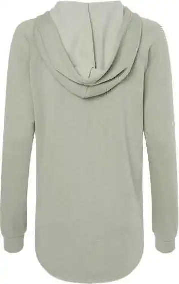 Independent Trading co Prm2500 Womens Lightweight California Wave Wash Hooded Sweatshirt Sage